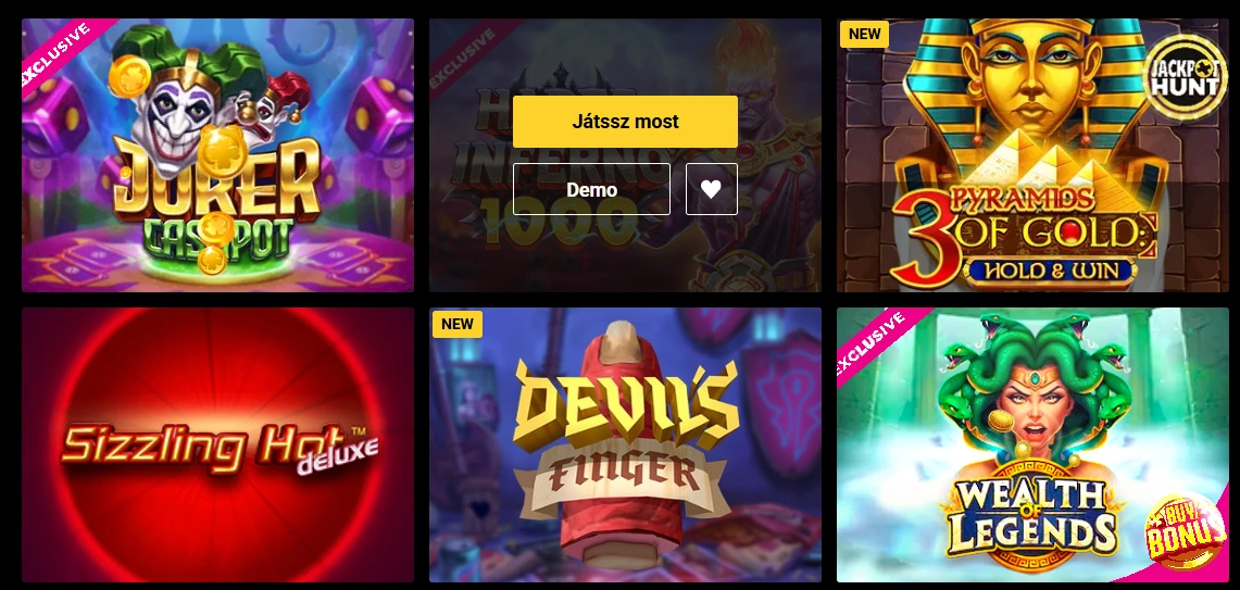 A játék demo verziója